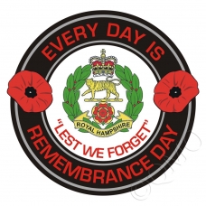 Royal Hampshire Regiment Remembrance Day Sticker